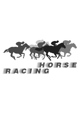 Horse Racing Vertical Text