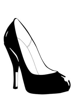 Stiletto Heel Shoe Sketch