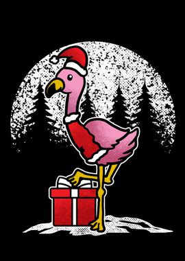 Christmas Flamingo