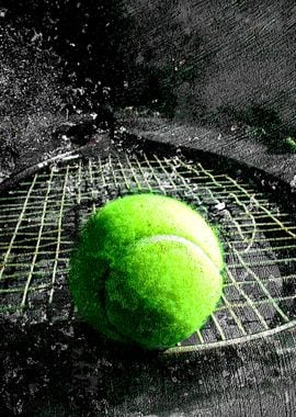 Tennis art print w 11