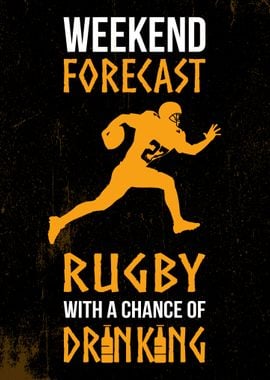 RUGBY TEAM FUNNY POSTER