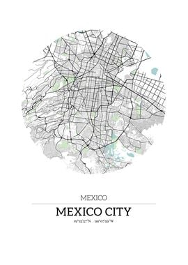 Mexico City City Map with