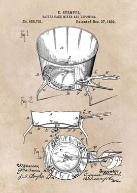 patent Stempel Batter cake