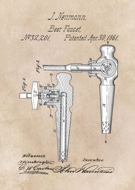 patent Neumann Beer faucet