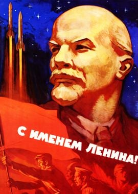 Soviet Space poster propag