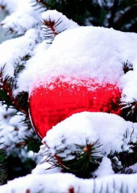 Red Christmas Ornament