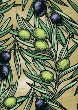 Olives blackboard