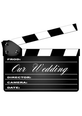 Our Wedding Clapperboard