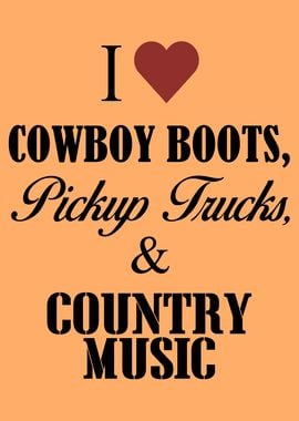 I Heart Cowboy Boots