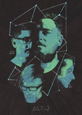 Alt J Illustration Ink