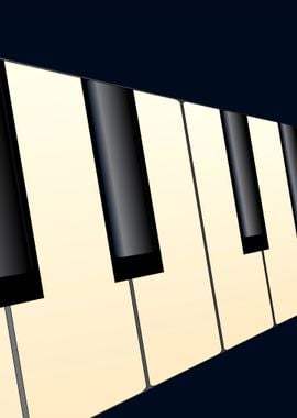 Piano Keys Perspective