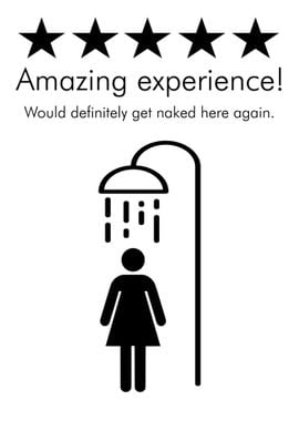 5 STAR Shower Woman Funny