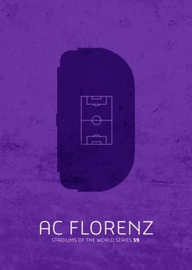 AC Florenz Stadium Art