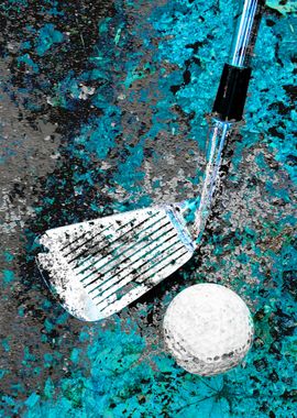 Golf art print w 20