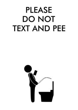 Text and Pee Funny