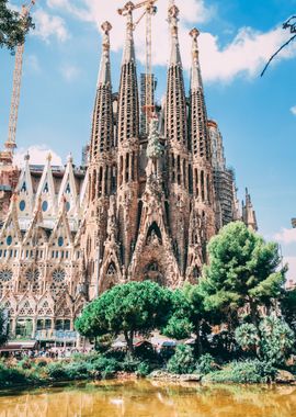 Barcelona spain church