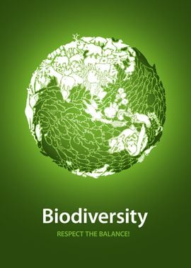 Biodiversity globe message