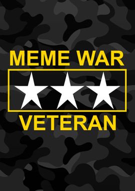 Funny Meme War Veteran