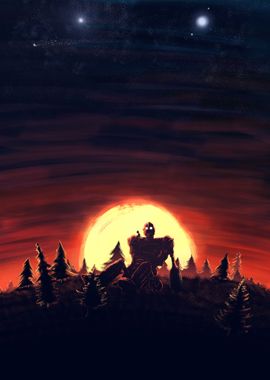 The Iron Giant Sunset