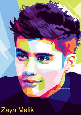 Zayn malik in wpap disgn