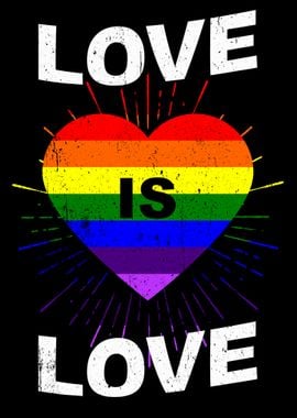 LOVE IS LOVE LGBT