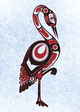 Haida Native Stork