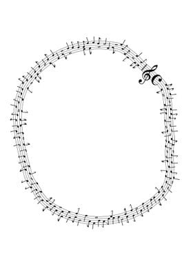 Circular Musical Notes