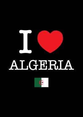 I love Algeria Sticker