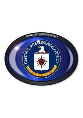 CIA Flag Oval