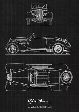 Alfa Romeo 6C 2300 Spider 