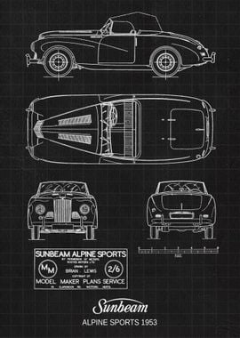 Sunbeam Alpine Sports 1953