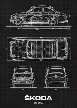 Skoda 440 1955