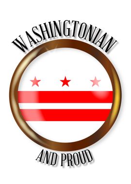 Washington DC Proud Flag