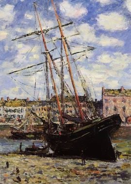 Claude Monet Boat 