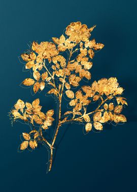 Vintage Botanical Gold