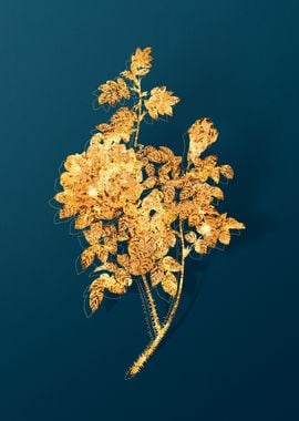 Vintage Botanical Gold