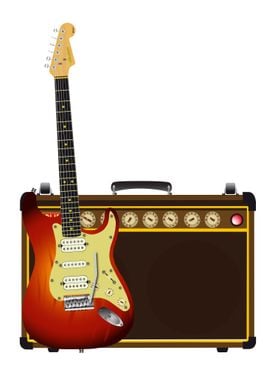 Guitar And Amplifier