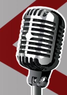 Alabama Flag Microphone