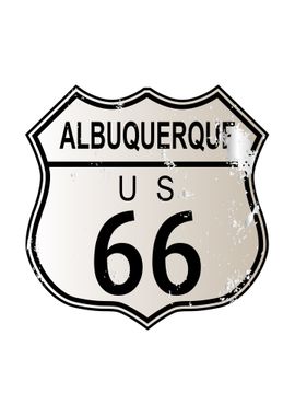 Albuquerque Route 66 Sign