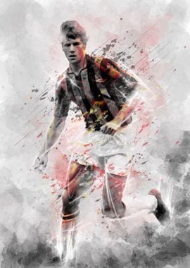 Football Icon - Marco van Basten Poster