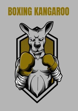 Angry Boxing Kangaroo