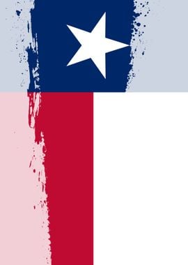 Texas Flag Splash