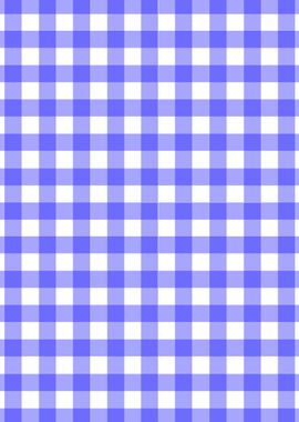 Gingham In Blue