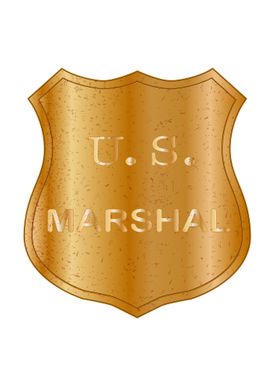 Marshal Shield Badge