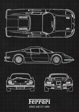 ferrari dino 246gt 1969