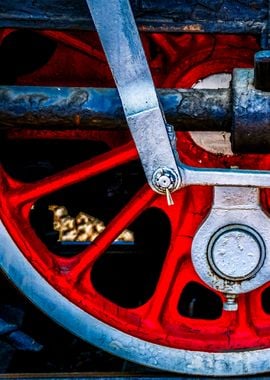 Train Wheel Detail Left