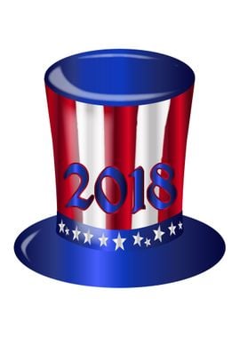 Uncle Sam 2018 Flag Hat