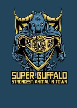 Super Hero Buffallo Animal