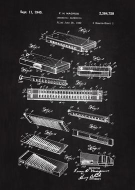 1945 Harmonica Patent