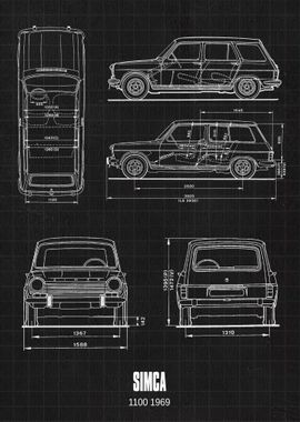 Simca 1100 1969